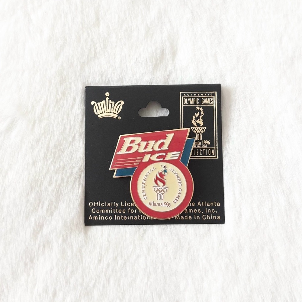 5/$15 🩷 MUST BUNDLE NWT Vintage Bud Ice Olympic Games Pin